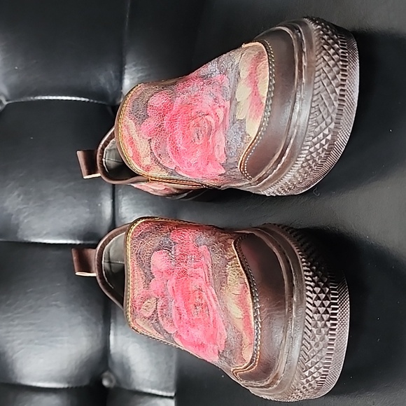 L'Artiste Rosea Spring Step Slip on Sneaker Floral Leather EU 40 - Picture 3 of 11